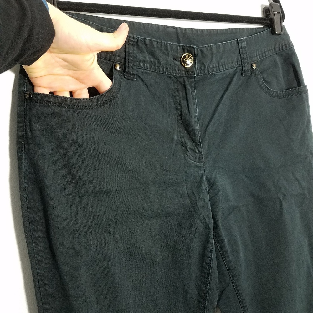 Classic Style&Co black zipper detail chinos, 14 - Picture 3 of 8